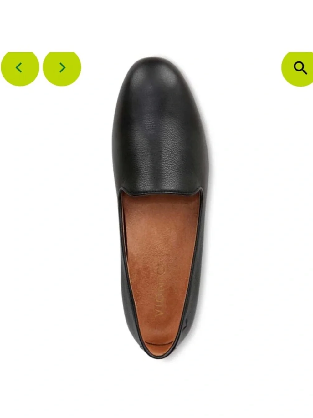 Vionic Willa Women's Black Leather Loafers - Picture 4 of 11